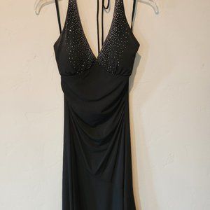 Sparkly little black dress